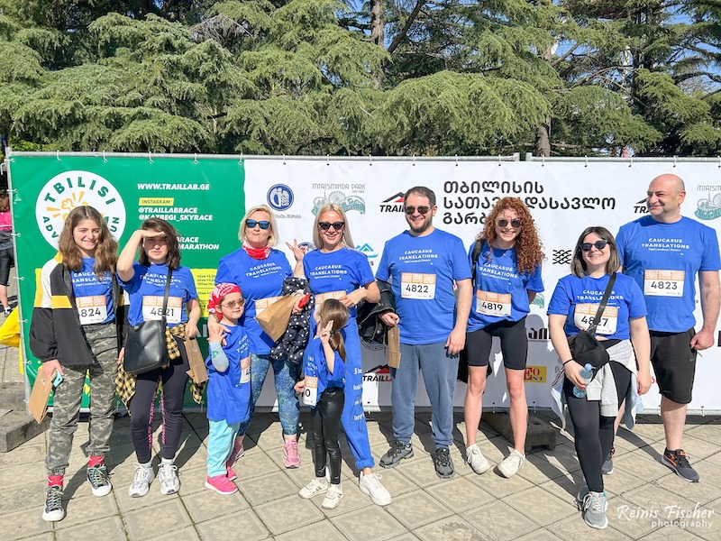 Caucasus Translations team during Tbilisi adventure run 2023